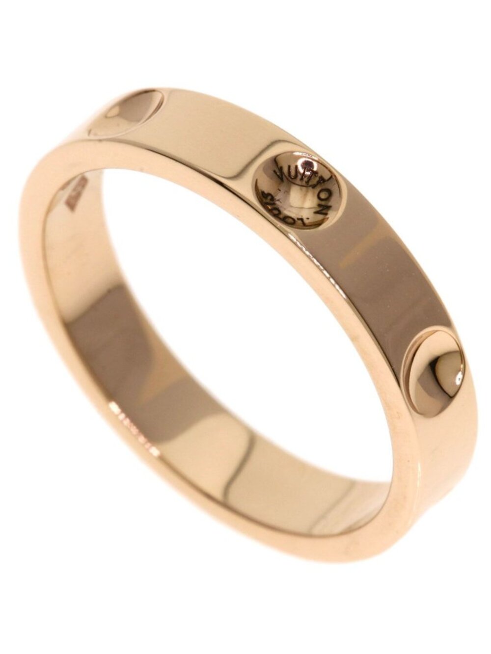 Louis Vuitton Bague Empreinte 50 Ring 18k Pink Gold